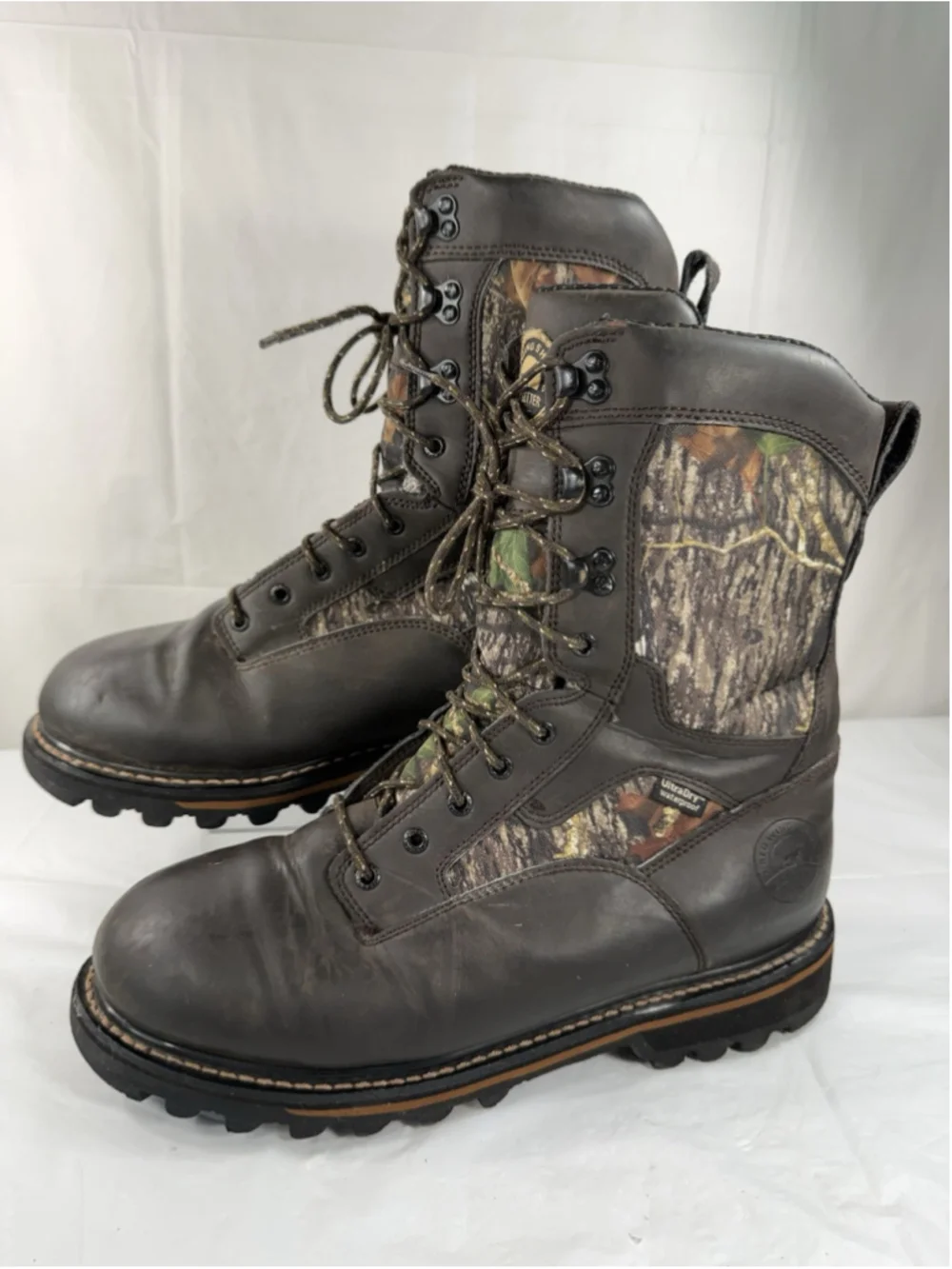 Irish Setter Gunflint II Boots Mens Size 11 EE Camo Waterproof Hunting Brown
